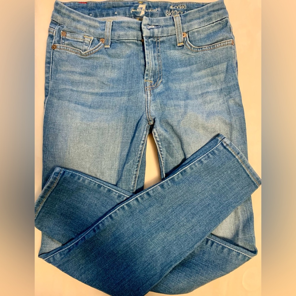 7 for all Mankind  The Ankle Skinny Jeans- GUC